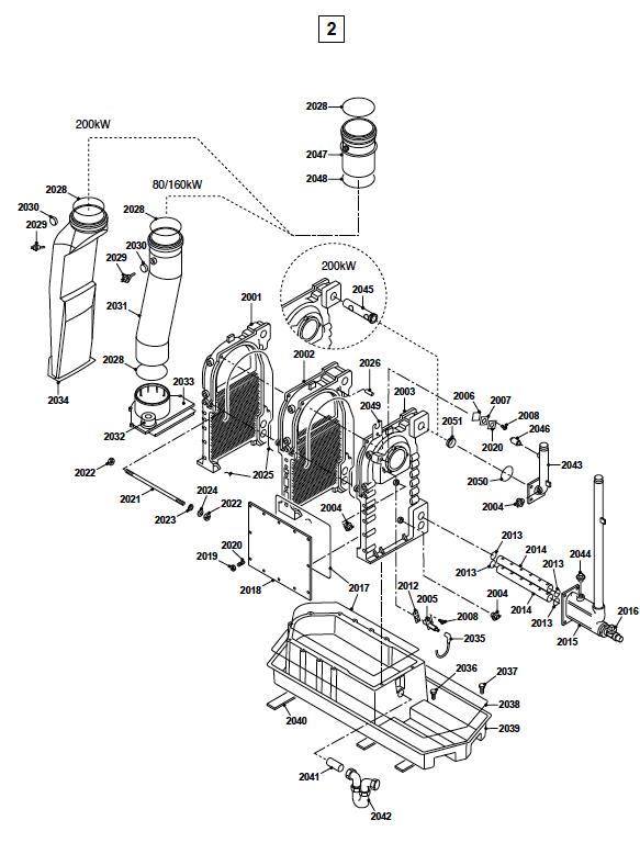 Schéma éclaté Vue Principale — Remeha REMEHA GAS 210 ECO V2 (2005 - 2008)